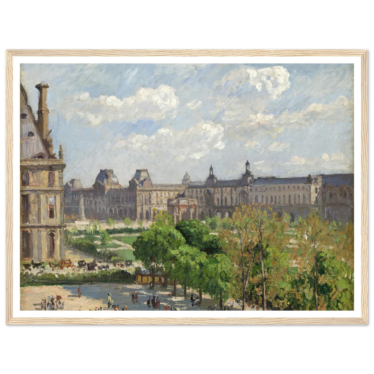 Place du Carrousel,Paris (1900) Art Print | Camille Pissarro-Quipham Collections