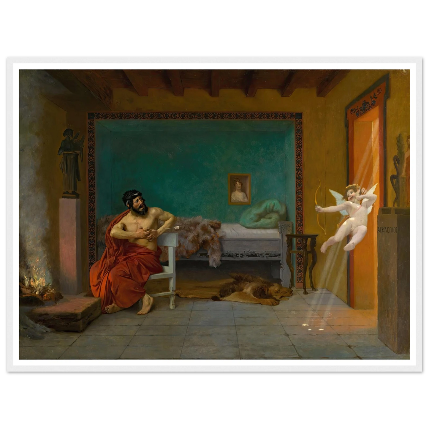 Cupid Runs out the Door Art Print | Jean Leon Gerome-Quipham Collections