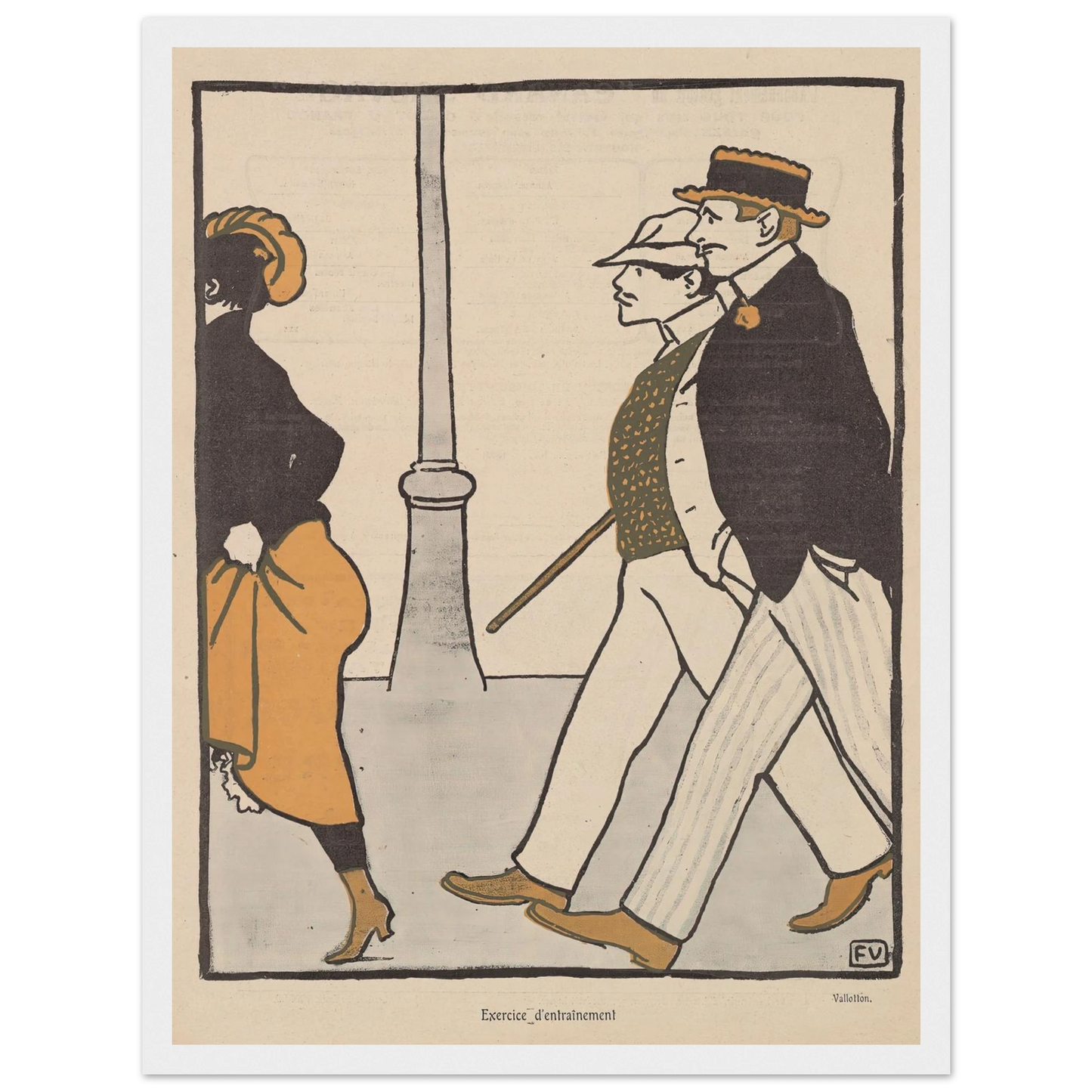 11 juillet 1903. Art Print | Felix Vallotton-Quipham Collections