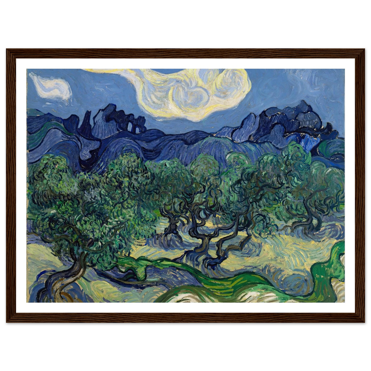The Olive Trees (1889) Art Print | Vincent van Gogh-Quipham Collections