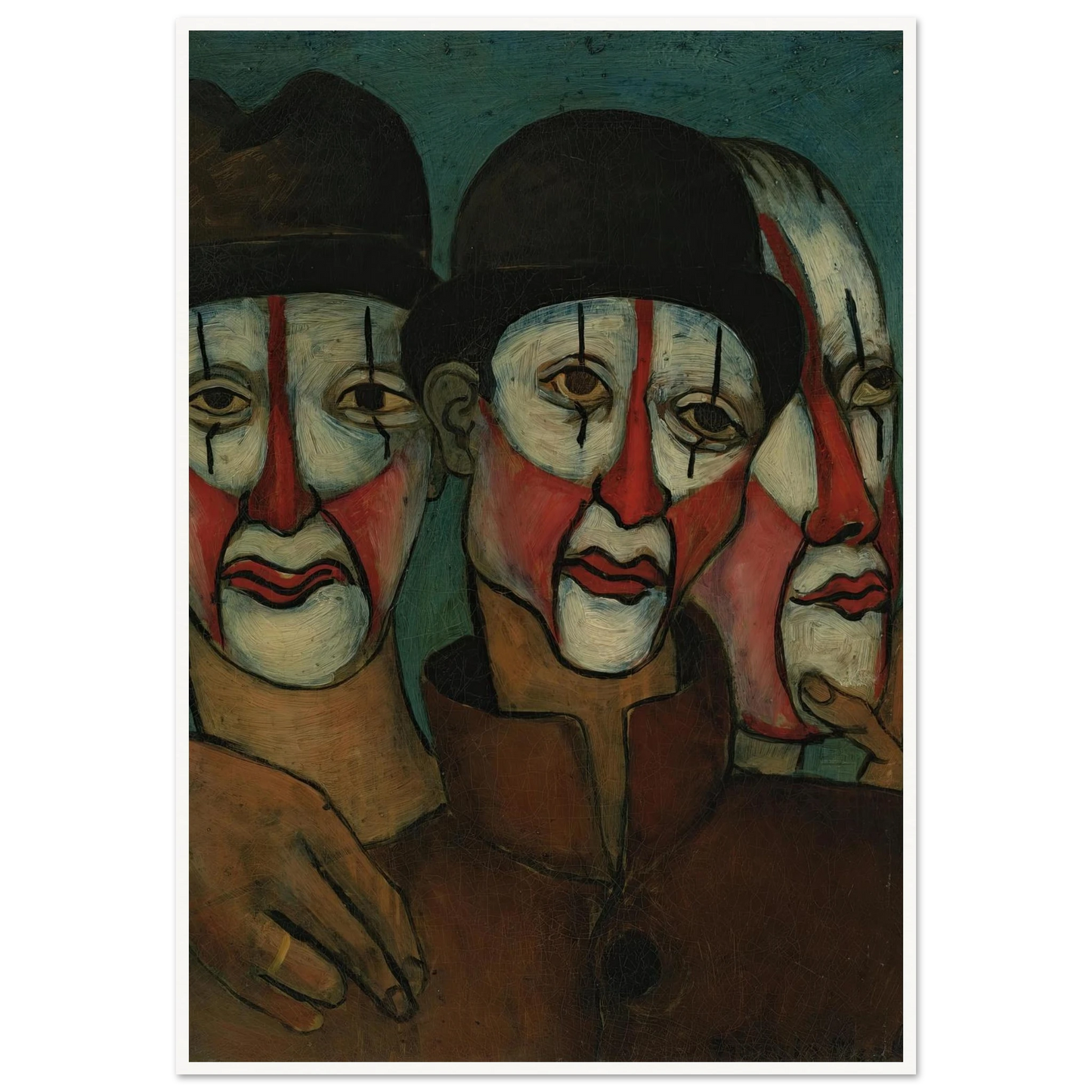 Trois mimes Art Print | Francis Picabia-Quipham Collections