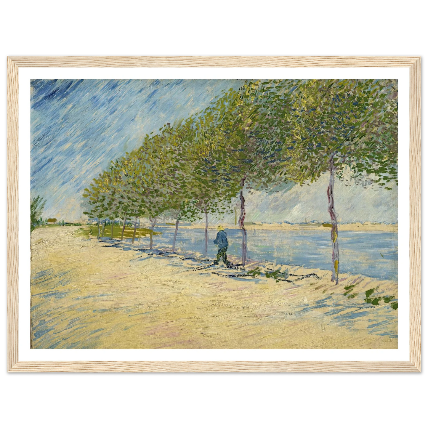 Along the Seine (1887) Art Print | Vincent van Gogh-Quipham Collections
