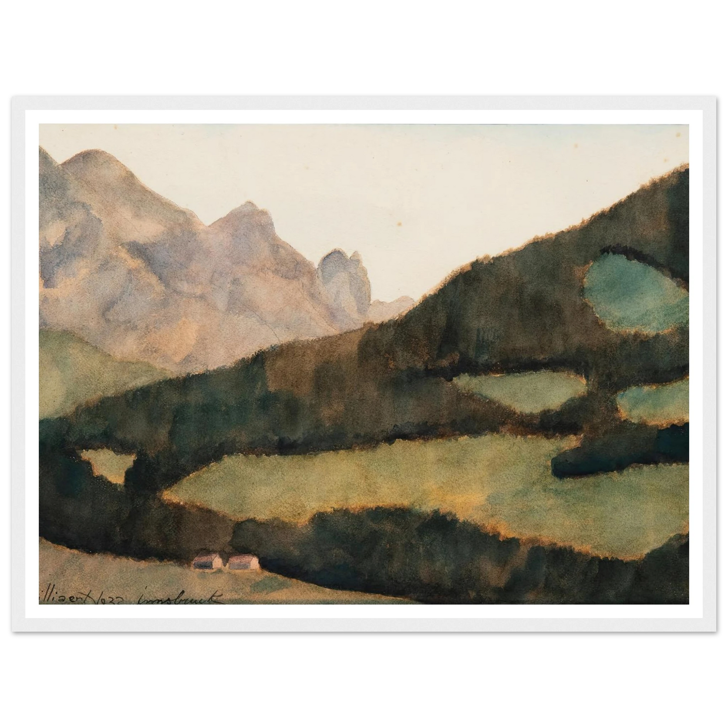 Paysage d’Innsbruck (1932) Art Print | Leon Spilliaert-Quipham Collections