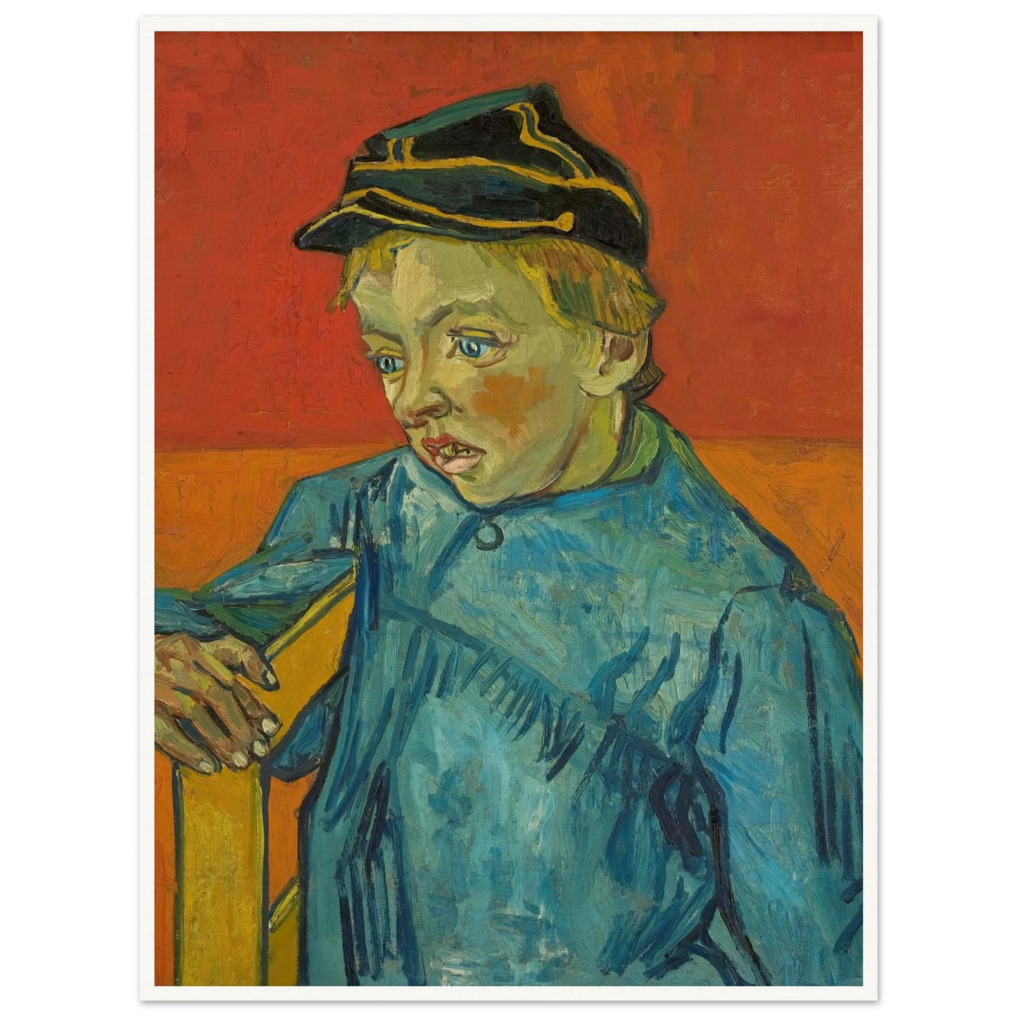 The Schoolboy (Camille Roulin) (1888) Art Print | Vincent van Gogh-Quipham Collections