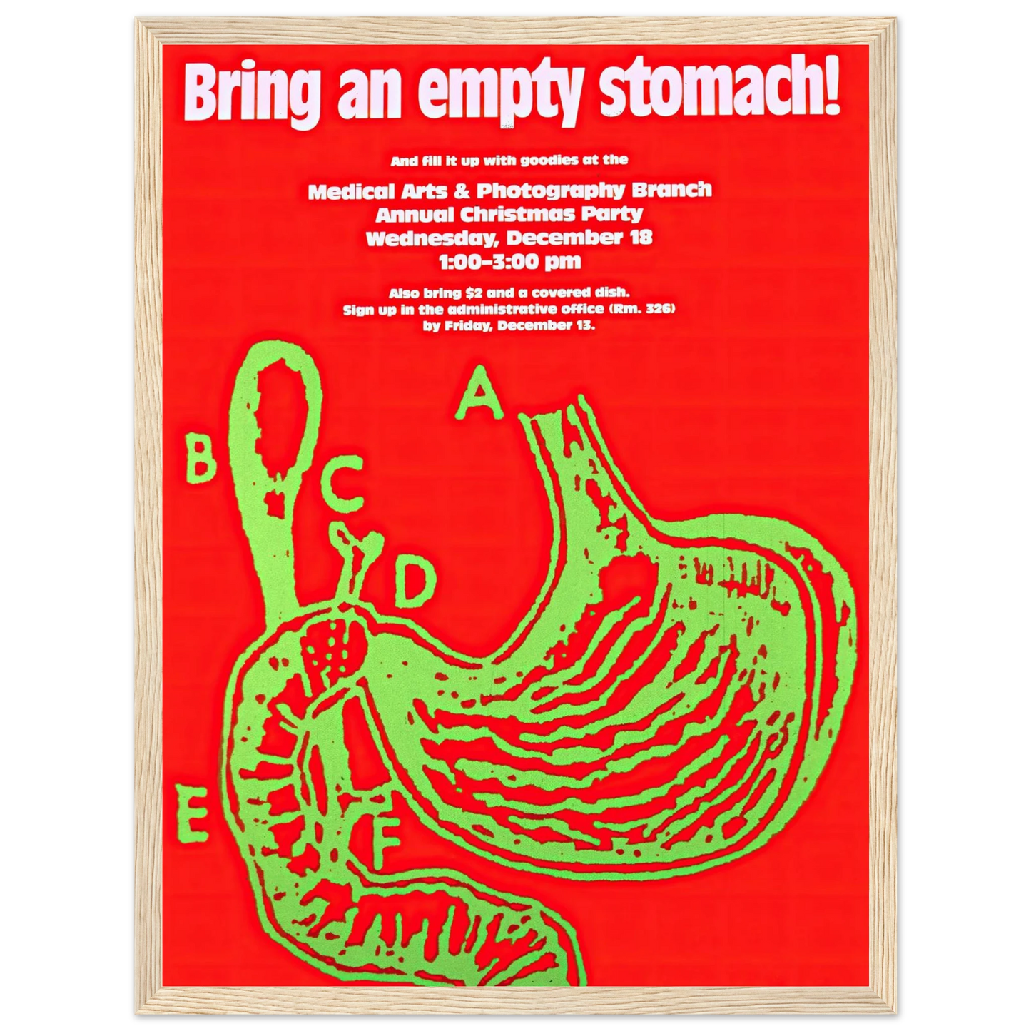 Bring an empty stomach! Art Print | National Institutes of Health-Quipham Collections