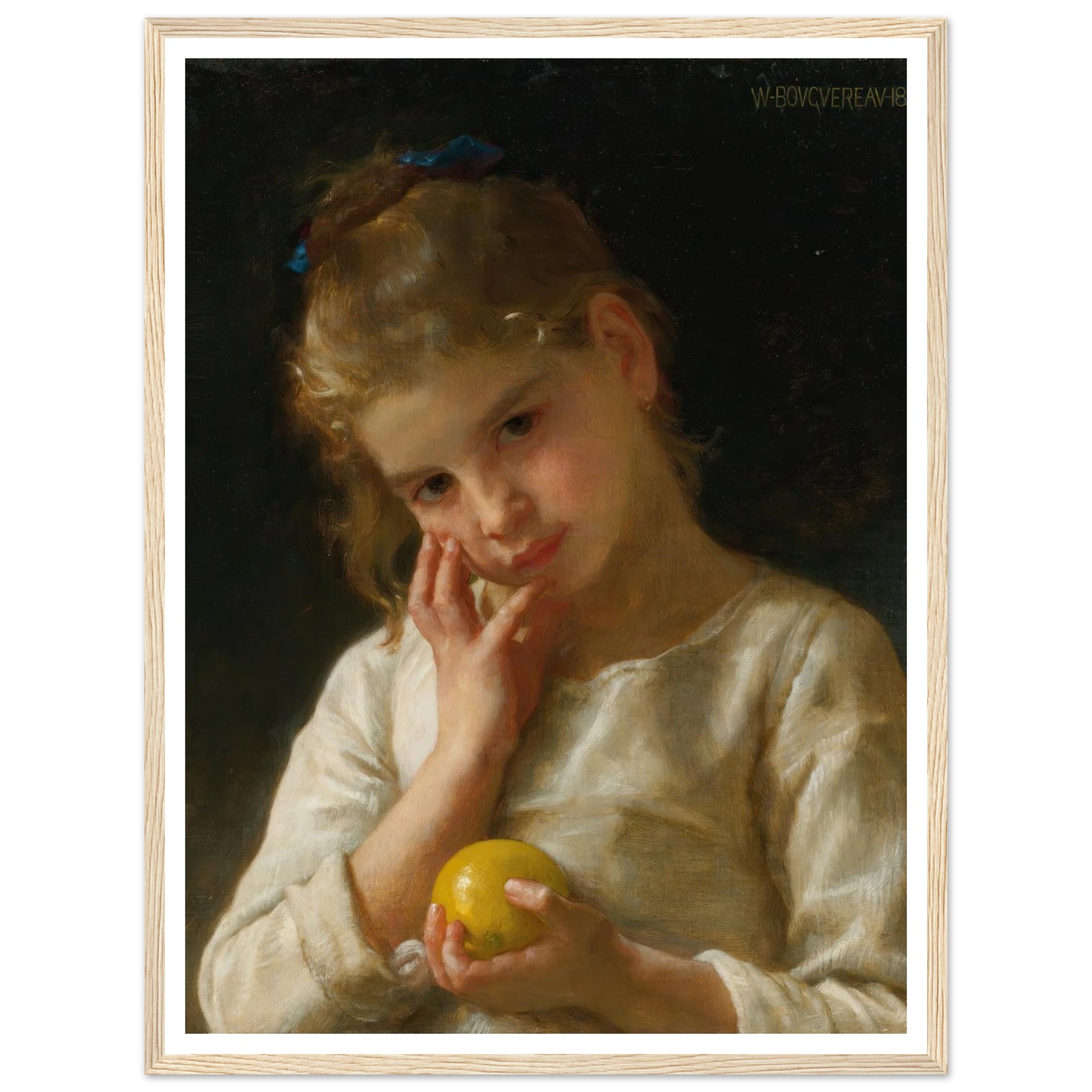 Le Citron (1899) Art Print | William Bouguereau-Quipham Collections
