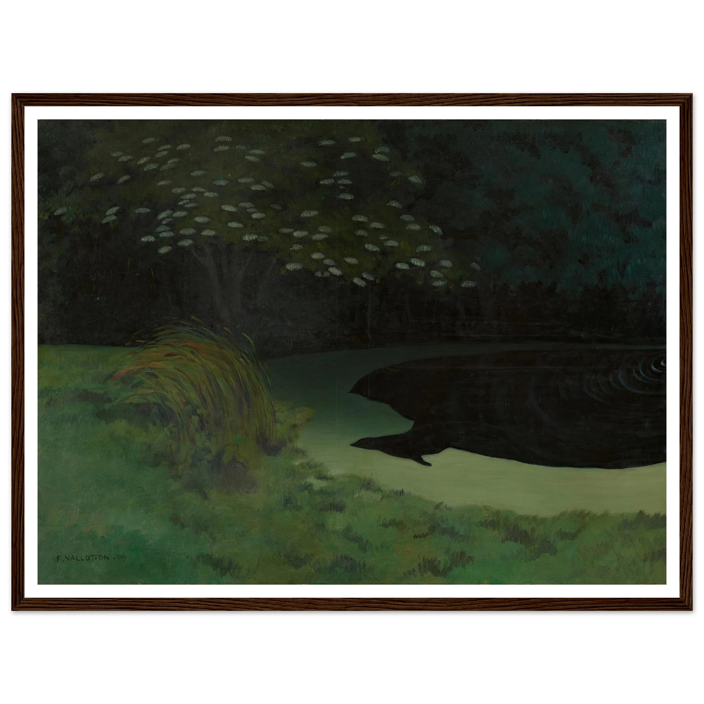 The Pond (Honfleur) (1909) Art Print | Felix Vallotton-Quipham Collections