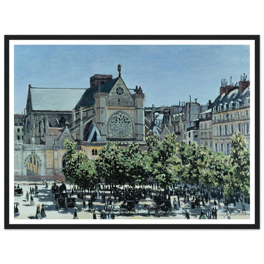 St. Germain l’Auxerrois (1867) Art Print | Claude Monet-Quipham Collections