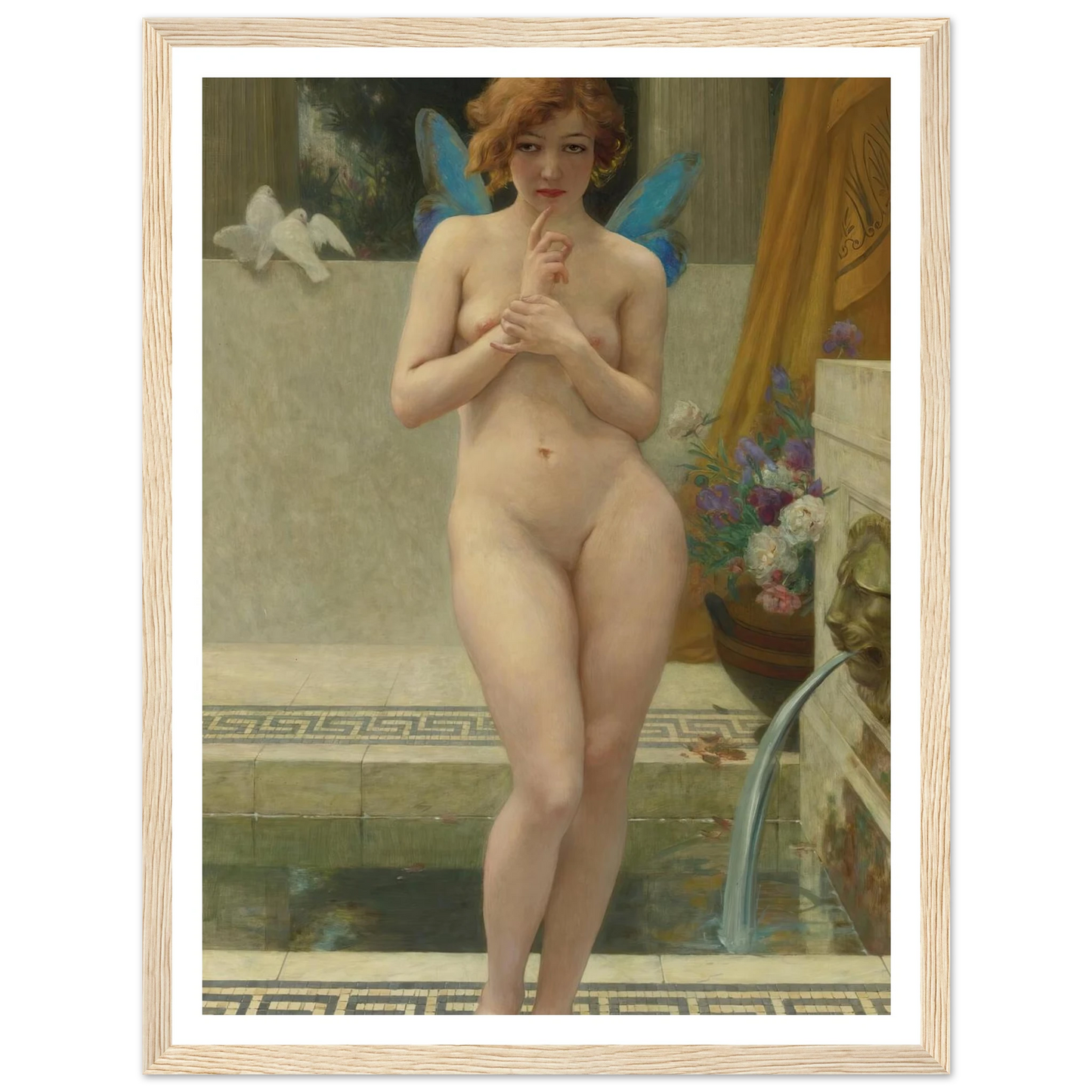 Psyche A La Fontaine Art Print | Guillaume Seignac-Quipham Collections