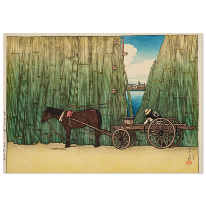 Komagata kashi (River bank, Komagata) (1919) Art Print | Kawase Hasui-Quipham Collections