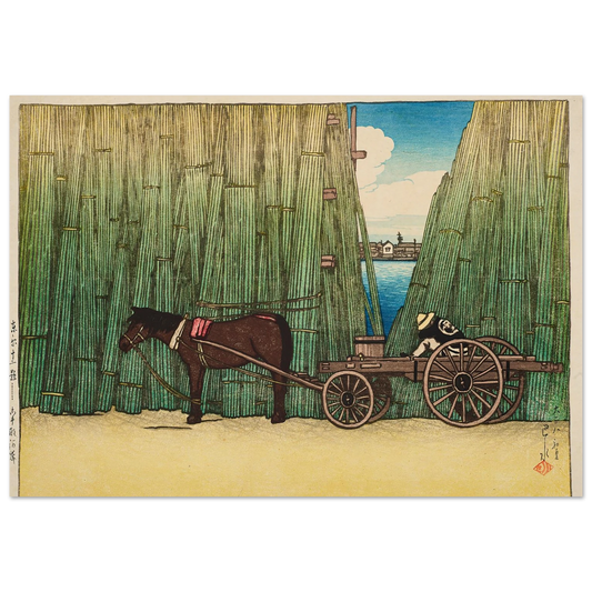 Komagata kashi (River bank, Komagata) (1919) Art Print | Kawase Hasui-Quipham Collections