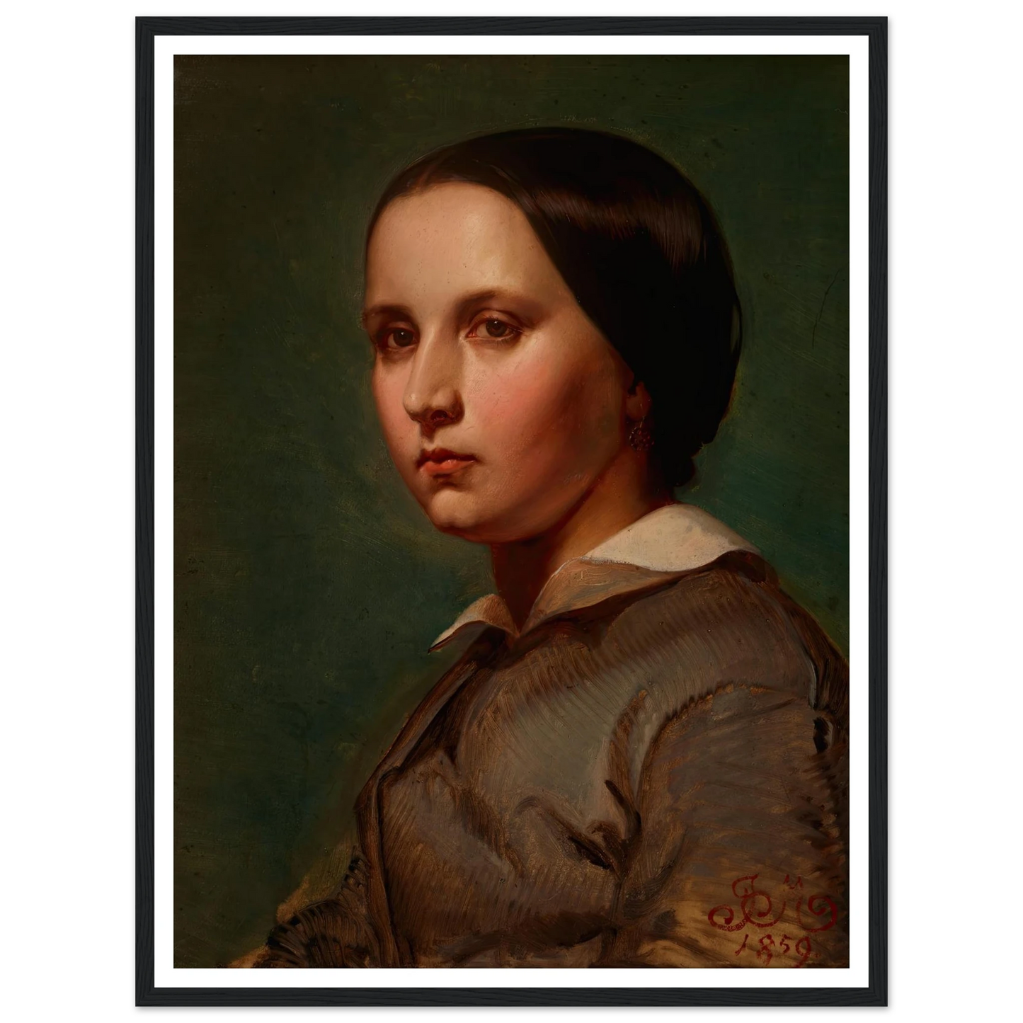 Portrait of Maria Matejko (1859) Art Print | Jan Matejko-Quipham Collections