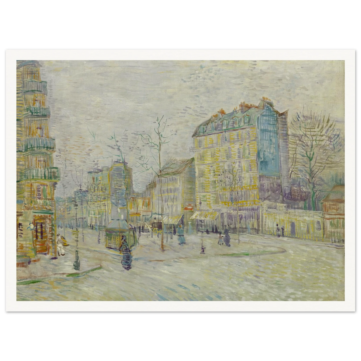 Boulevard de Clichy (1887) Art Print | Vincent van Gogh-Quipham Collections