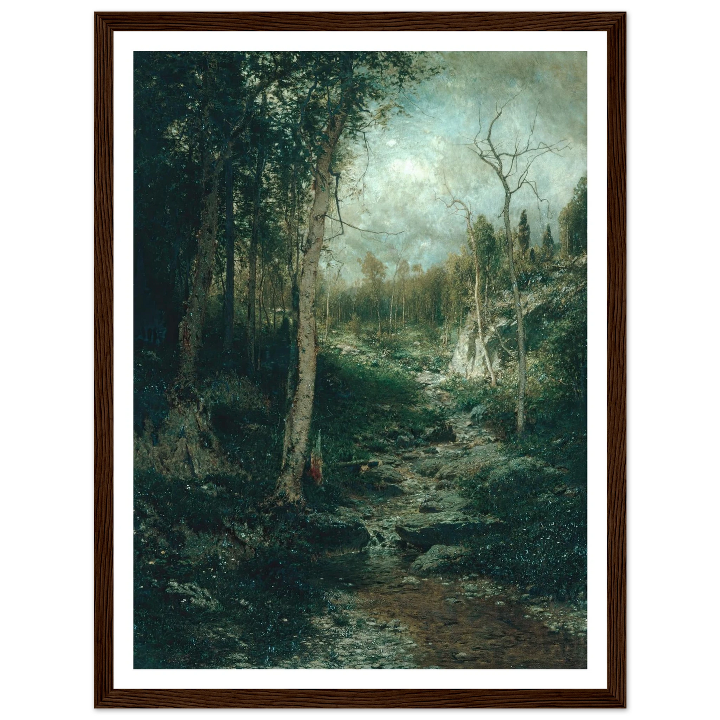 An Old Clearing (1881) Art Print | Alexander Helwig Wyant-Quipham Collections