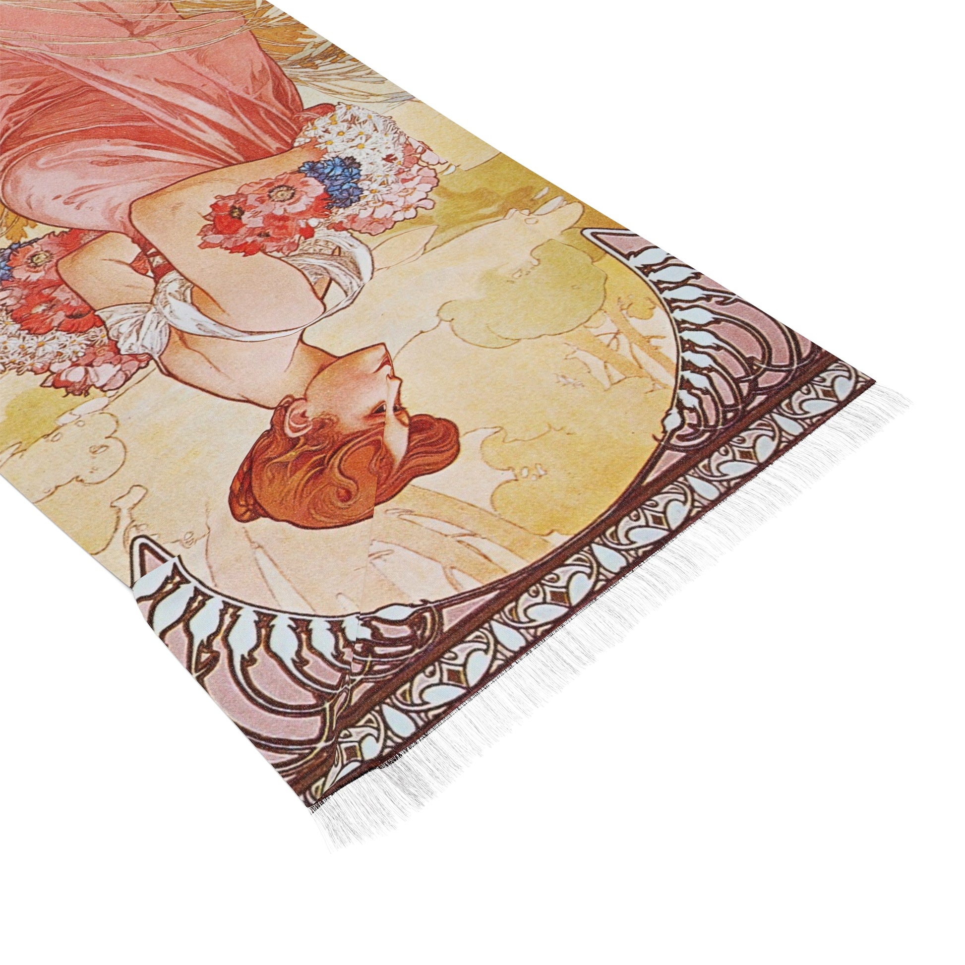 Summer (1900) | Alphonse Mucha Scarf – Art Nouveau Scarf-Quipham Collections