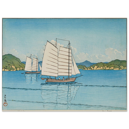Inland Sea (1952) Art Print | Kawase Hasui-Quipham Collections