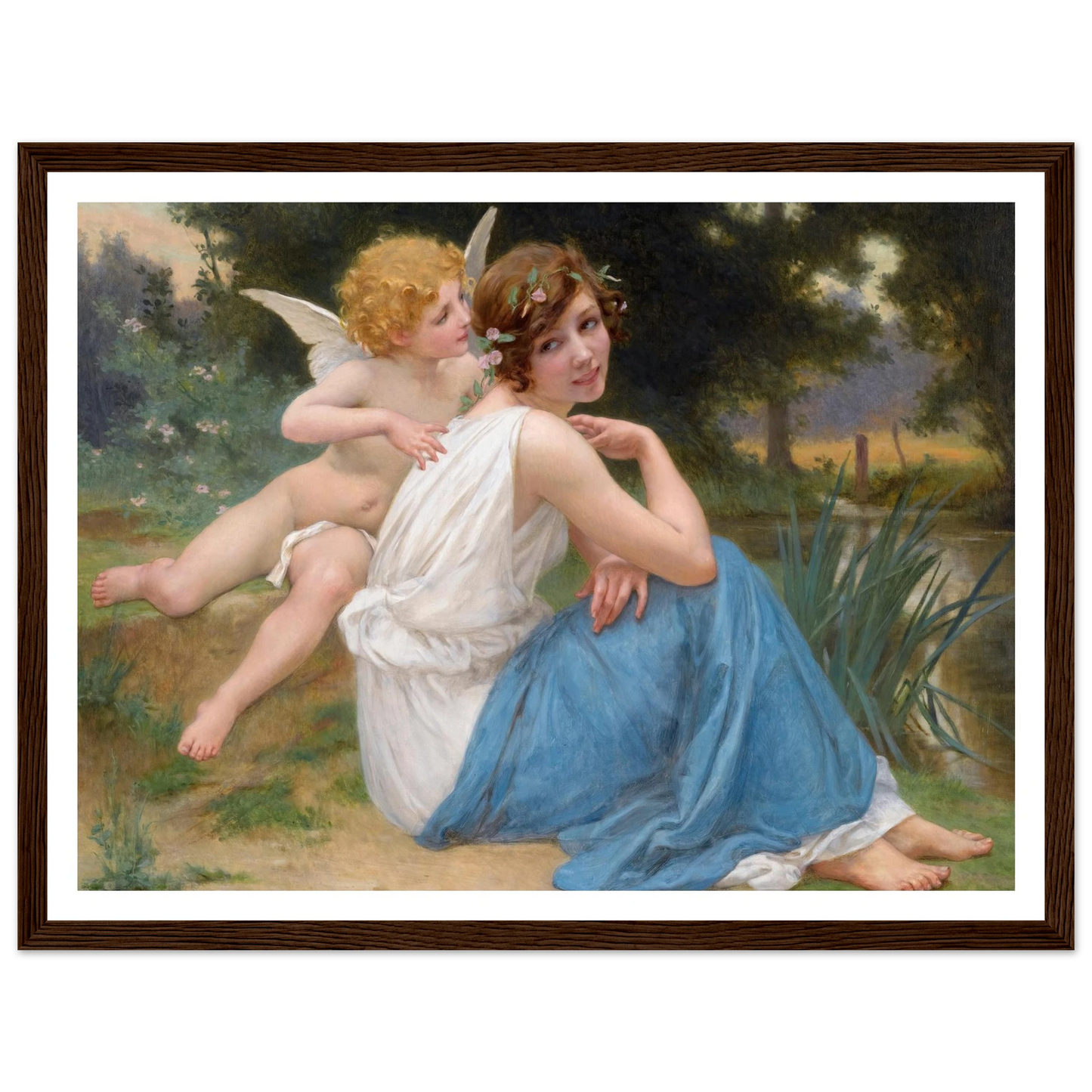 Cupid and Psyche Art Print | Guillaume Seignac-Quipham Collections