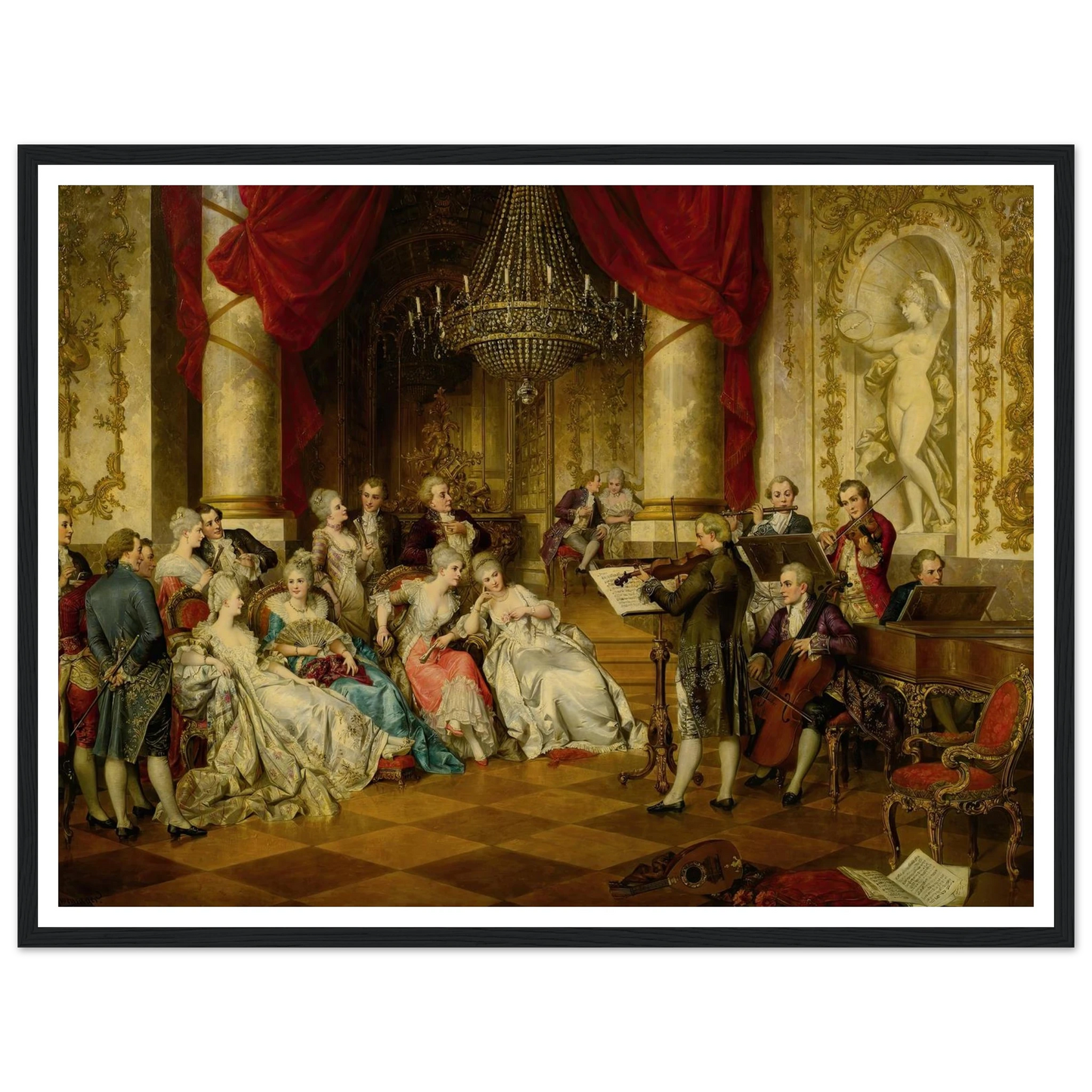The Recital Art Print | Carl Schweninger Jr-Quipham Collections