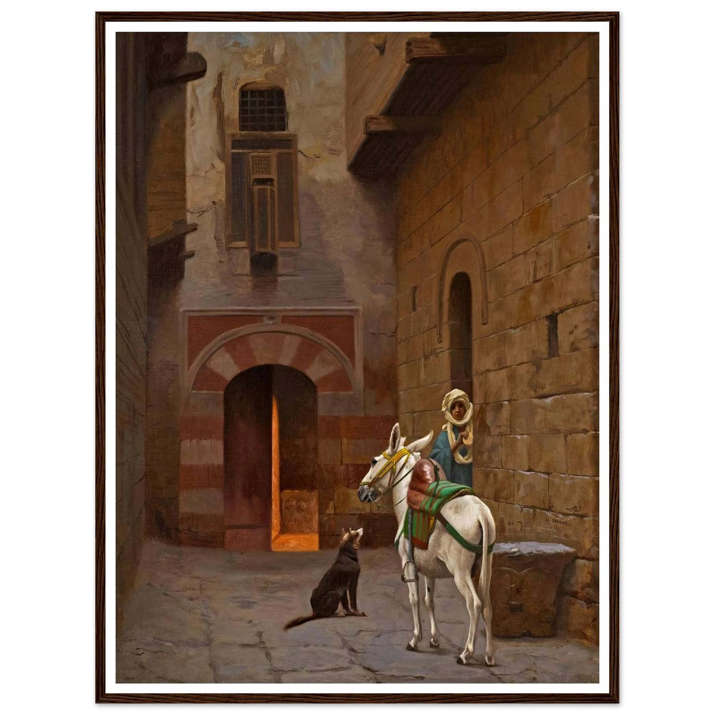Waiting for the Master Art Print | Jean Leon Gerome-Quipham Collections