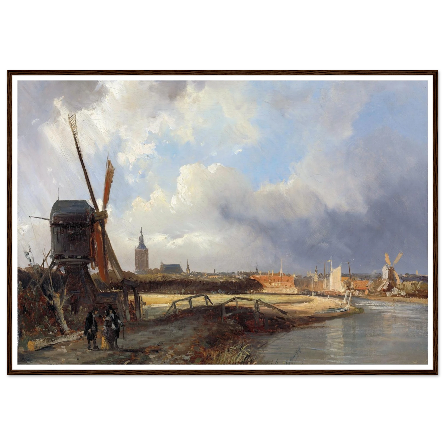 View of The Hague (c. 1850 - c. 1852) Art Print | Cornelis Springer-Quipham Collections