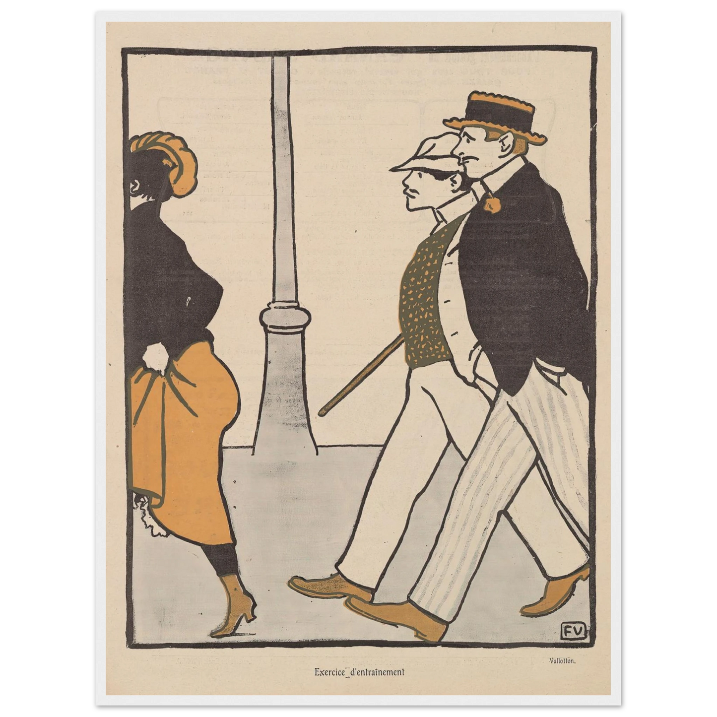 11 juillet 1903. Art Print | Felix Vallotton-Quipham Collections