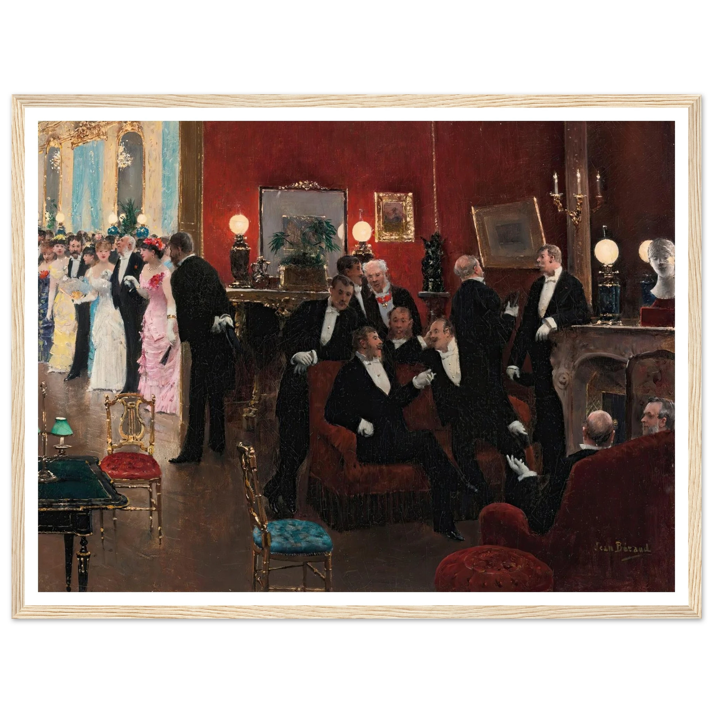 La réception Art Print | Jean Beraud-Quipham Collections