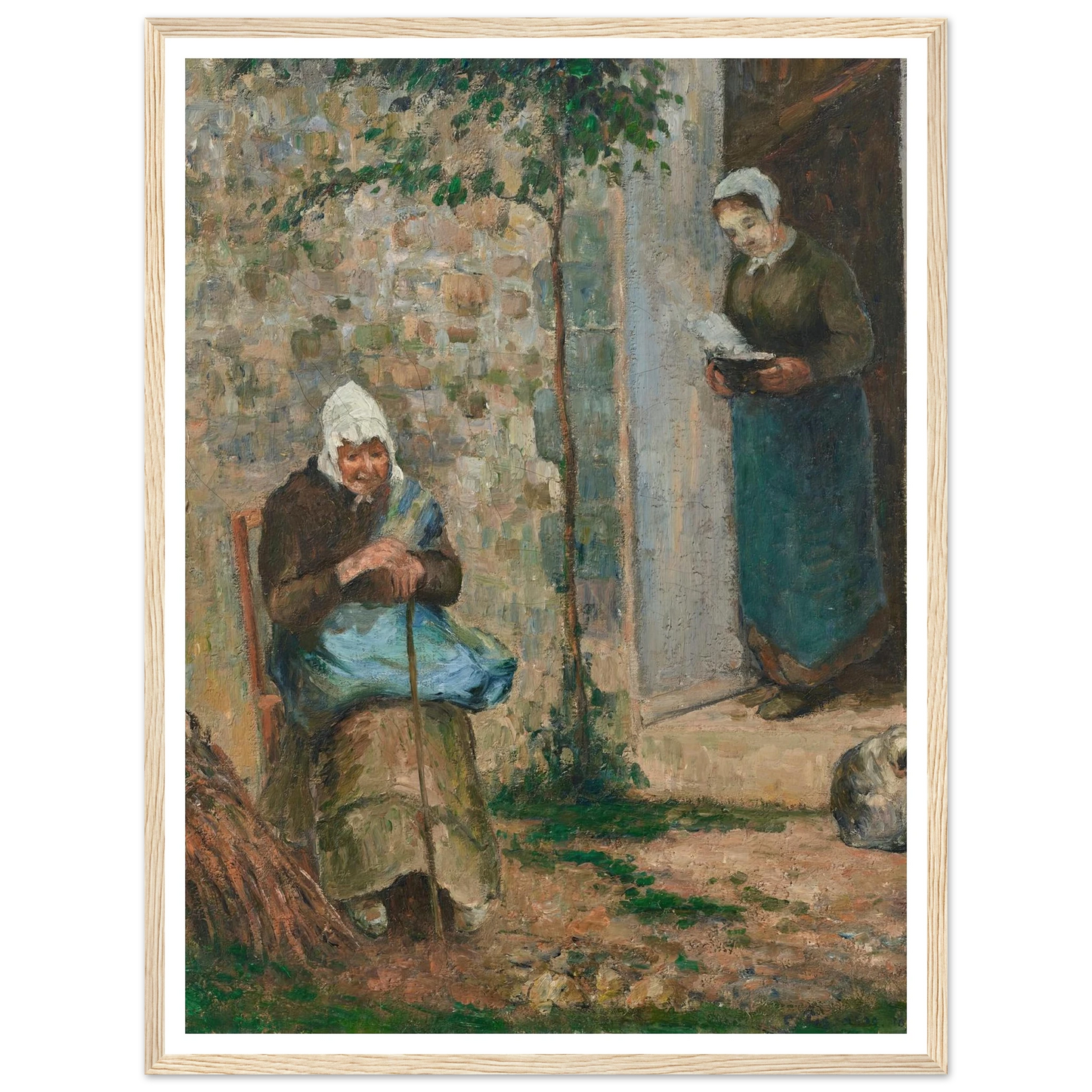 La Charité (1876) Art Print | Camille Pissarro-Quipham Collections