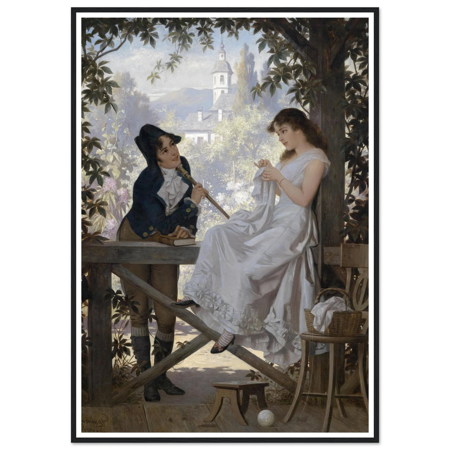 Das Stelldichein Art Print | Carl Schweninger Jr-Quipham Collections