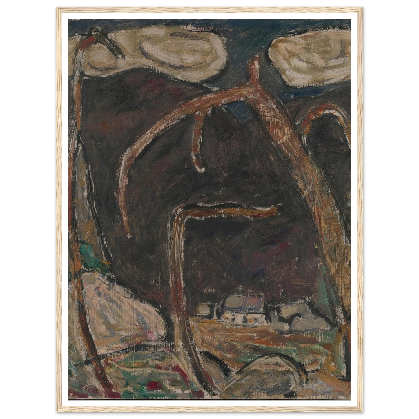 The Dark Mountain, No. 1 (1909) Art Print | Marsden Hartley-Quipham Collections