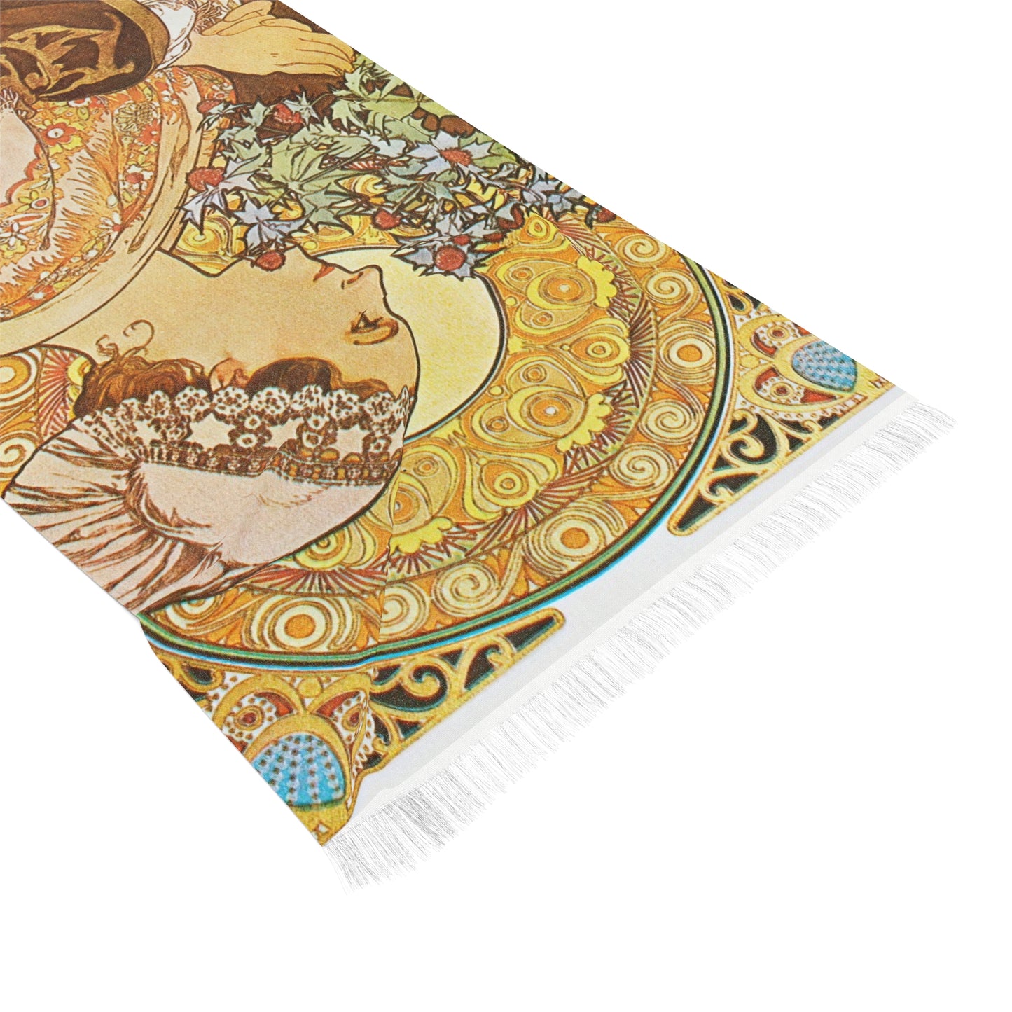 Chardon de greves | Alphonse Mucha Scarf – Art Nouveau Scarf-Quipham Collections
