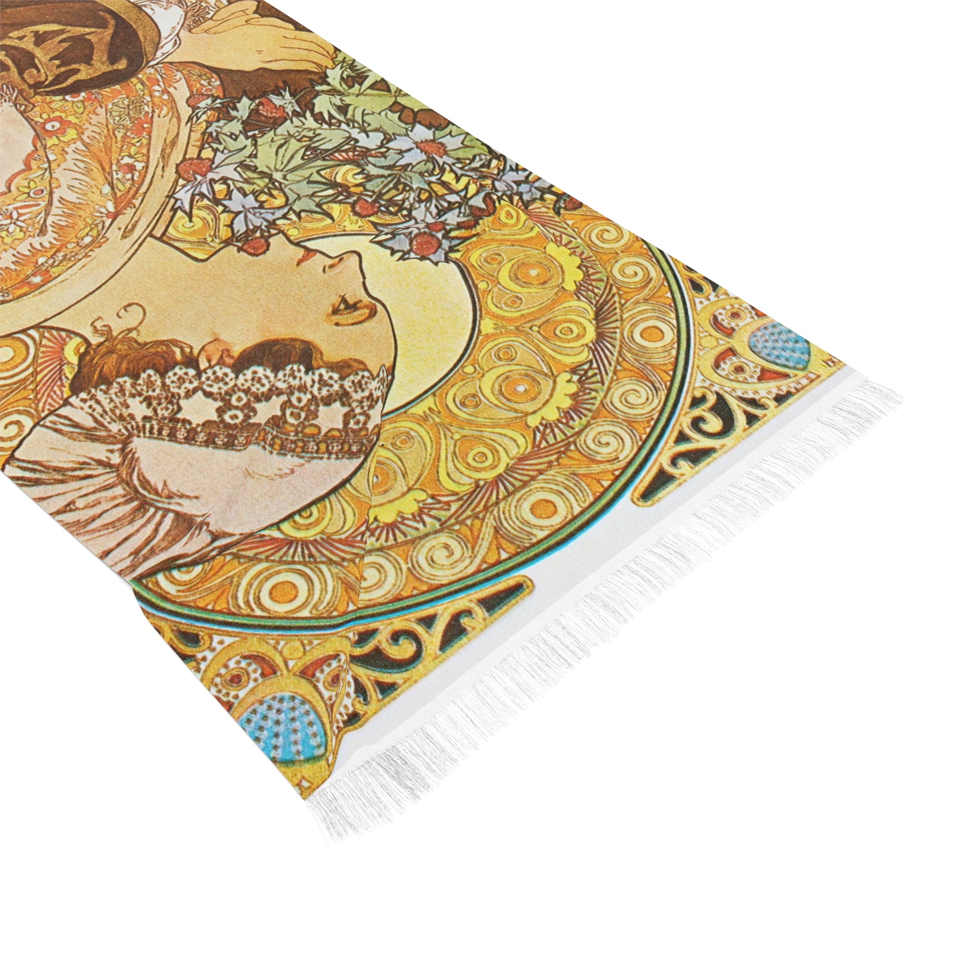 Chardon de greves | Alphonse Mucha Scarf – Art Nouveau Scarf-Quipham Collections