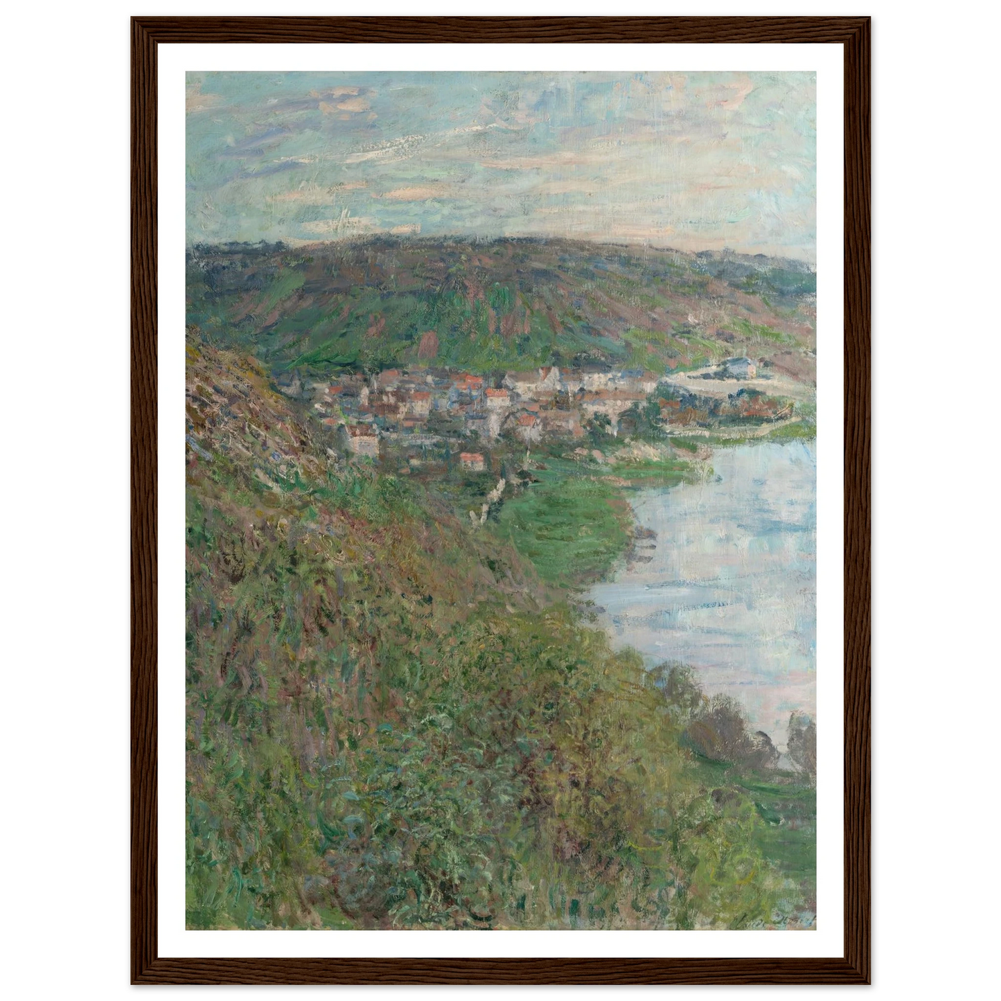 View of Vétheuil (1880) Art Print | Claude Monet-Quipham Collections