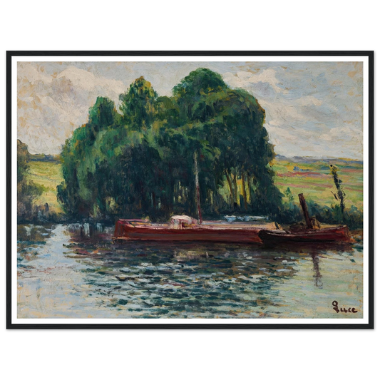 Rolleboise, La Seine Art Print | Maximilien Luce-Quipham Collections