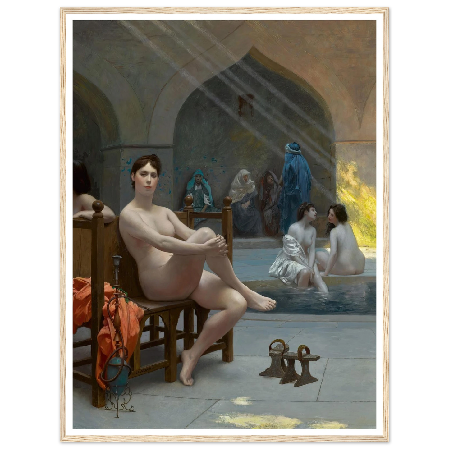 Le Bain des femmes Art Print | Jean Leon Gerome-Quipham Collections