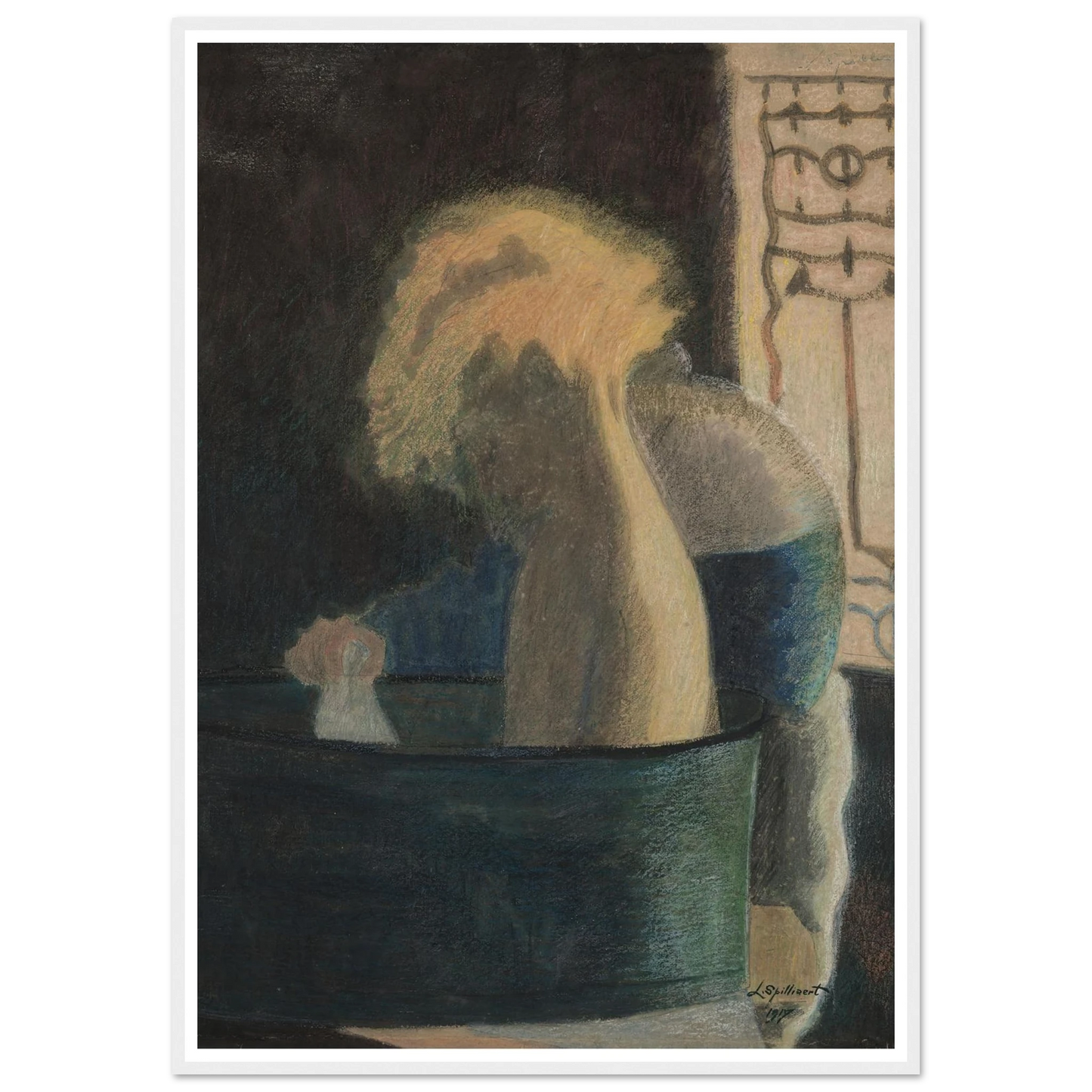 Het bad (1917) Art Print | Leon Spilliaert-Quipham Collections