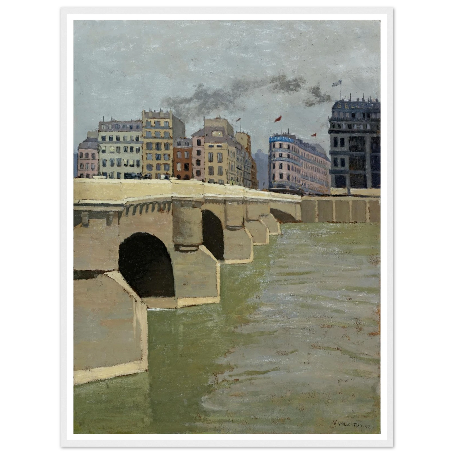 The Pont Neuf Bridge, 1902 Art Print | Felix Vallotton-Quipham Collections