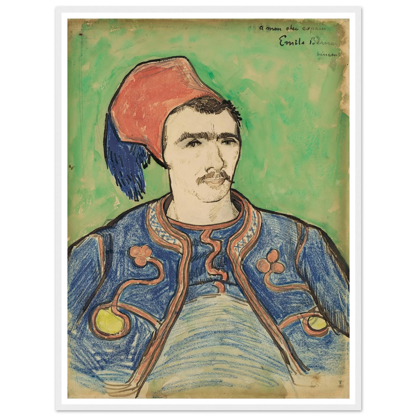 The Zouave (1888) Art Print | Vincent van Gogh-Quipham Collections