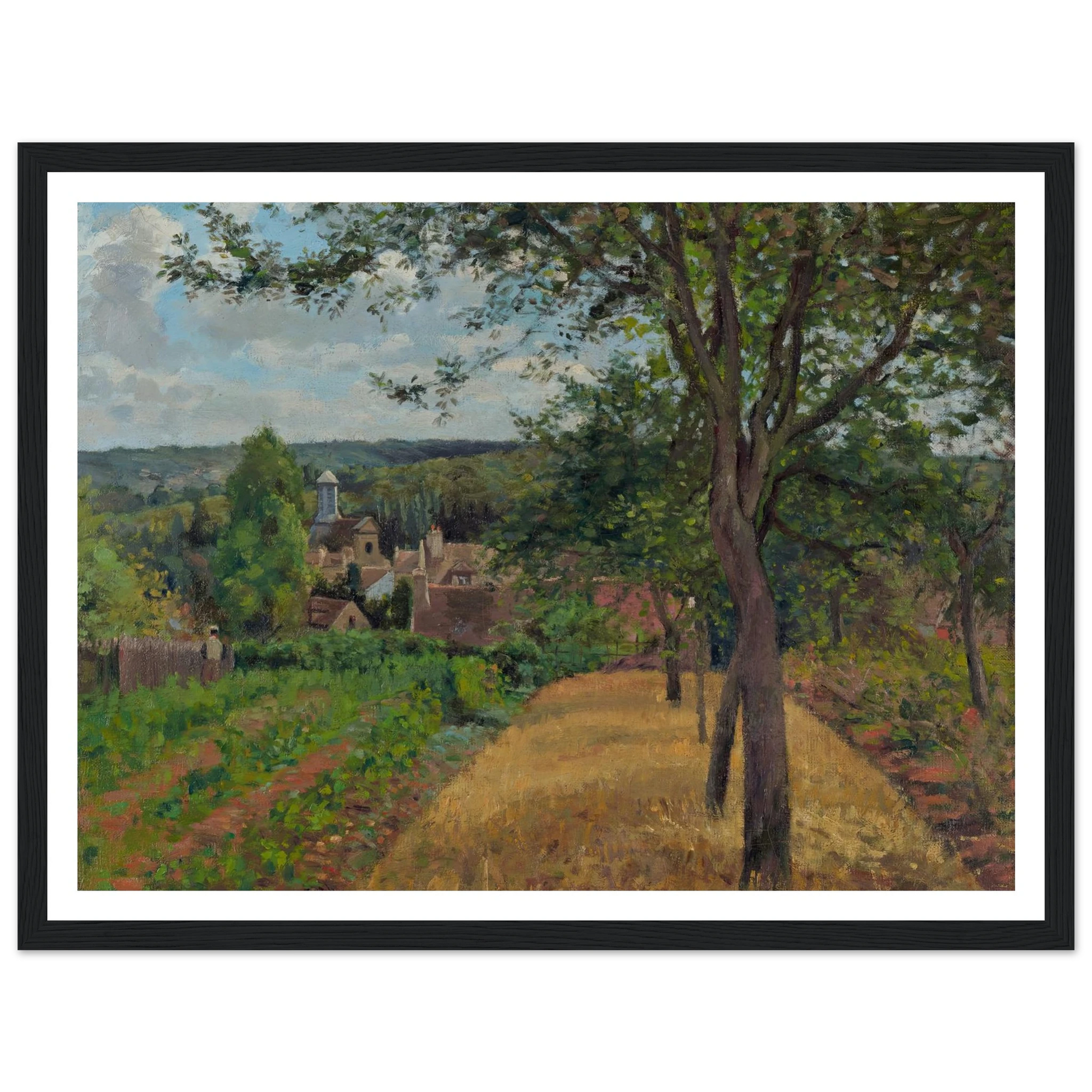Orchards at Louveciennes (1872) Art Print | Camille Pissarro-Quipham Collections