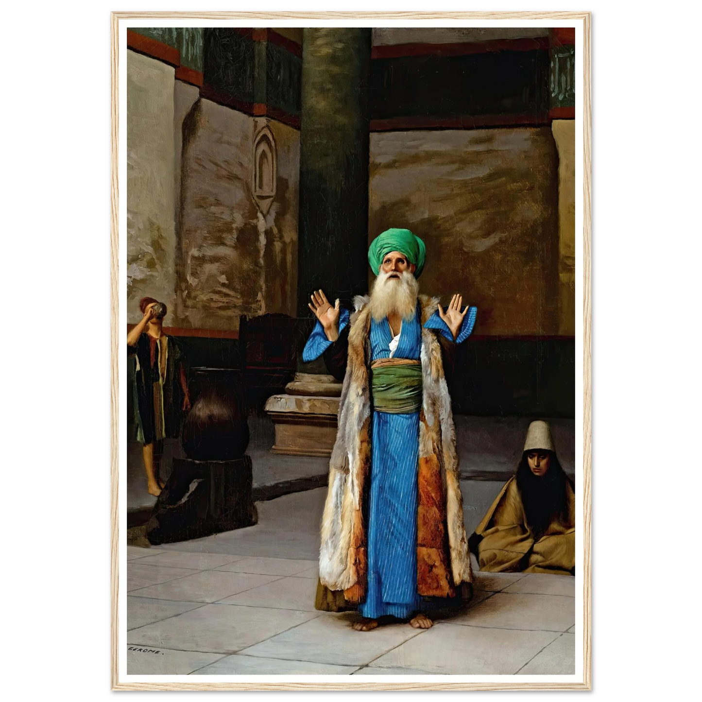 A Sultan At Prayer Art Print | Jean Leon Gerome-Quipham Collections