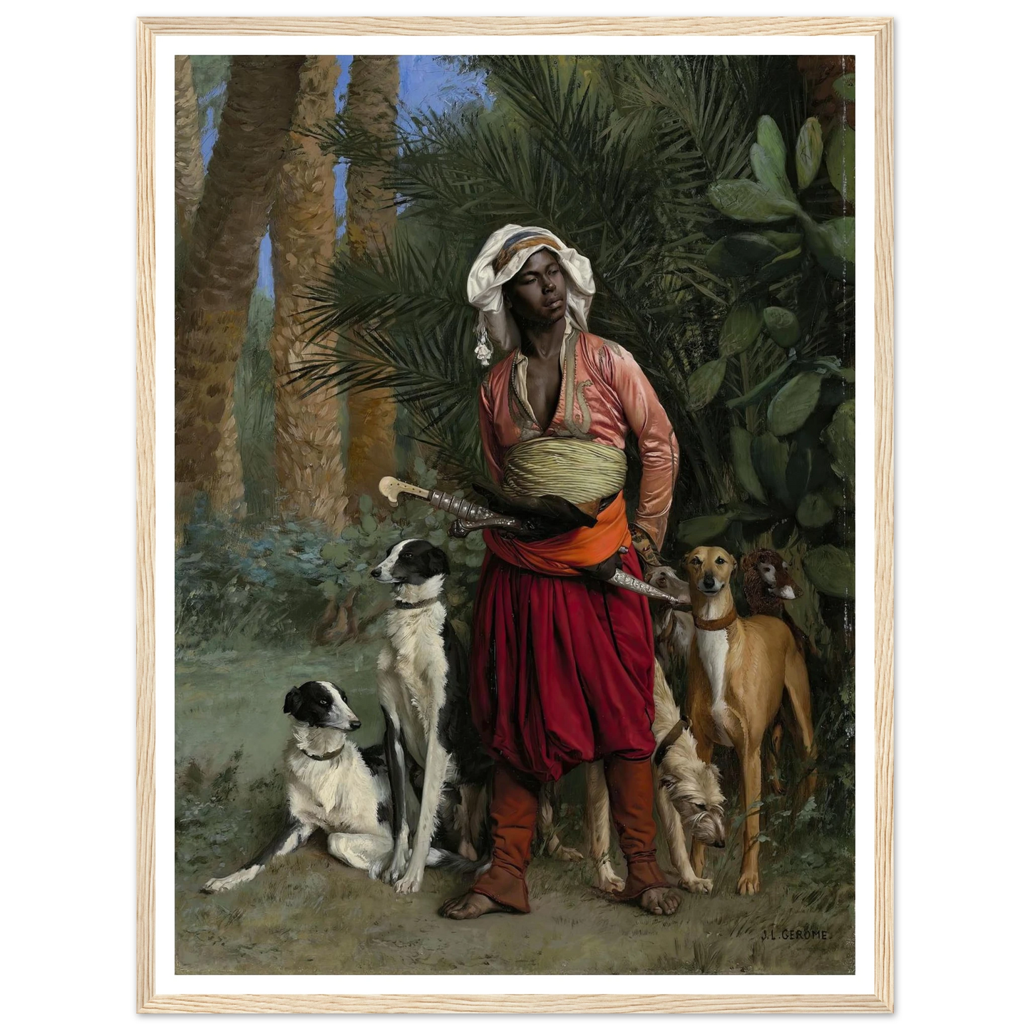 Master of the Hounds (1871) Art Print | Jean Leon Gerome-Quipham Collections