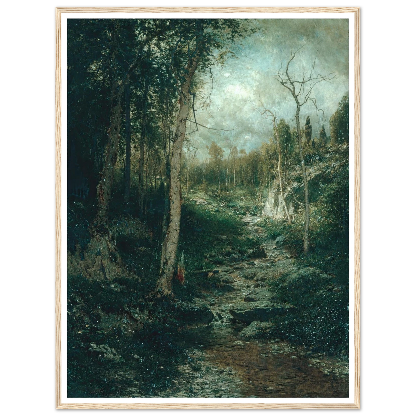 An Old Clearing (1881) Art Print | Alexander Helwig Wyant-Quipham Collections