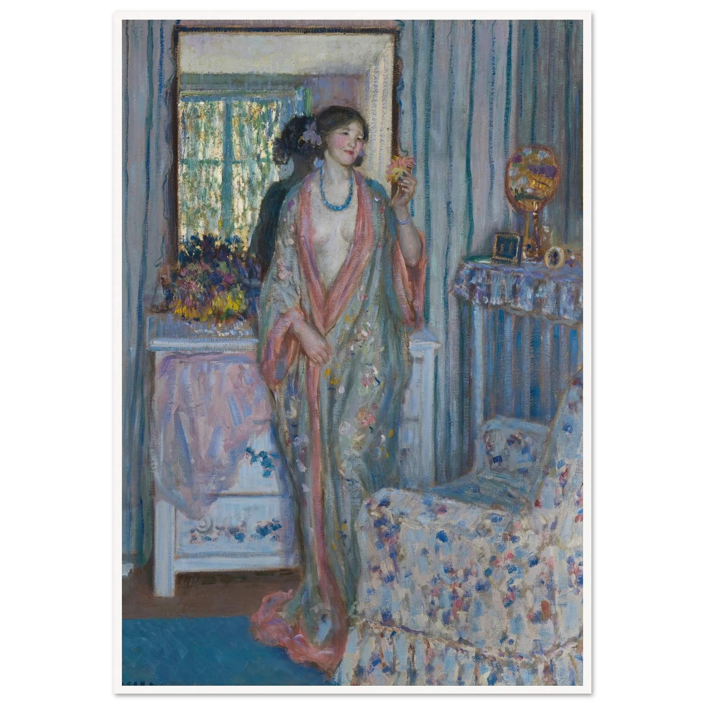 The Robe (1915) Art Print | Frederick Carl Frieseke-Quipham Collections