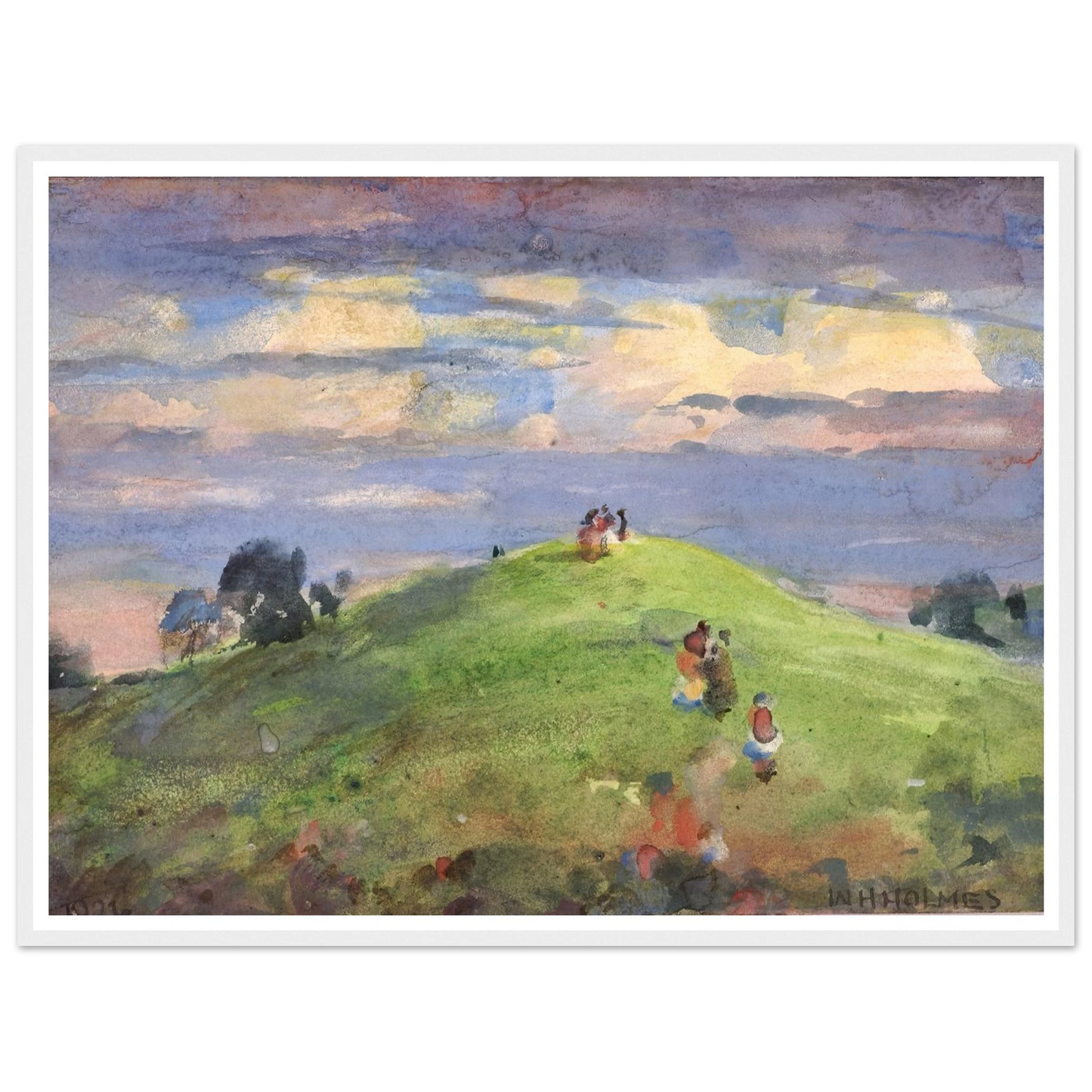 On The Sunset Hill, 1926 (1926) Art Print | William Henry Holmes-Quipham Collections