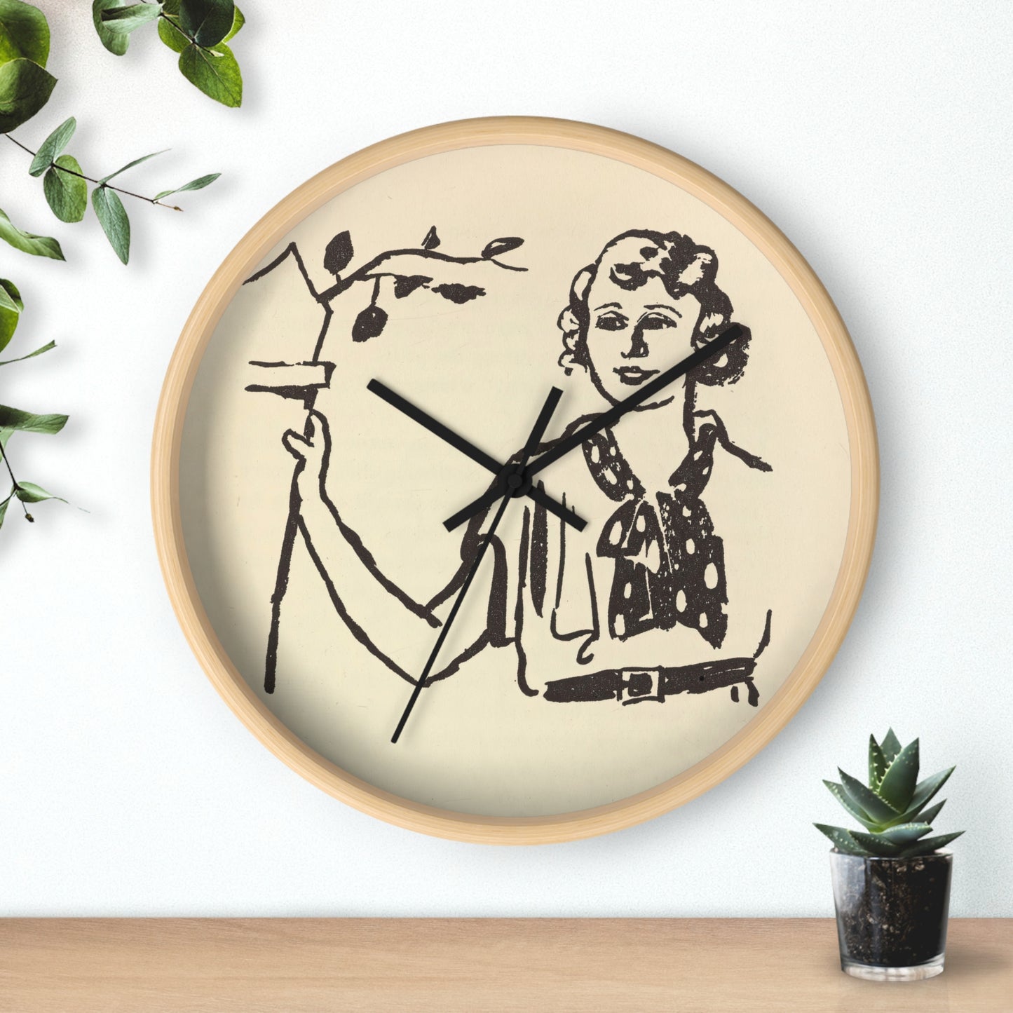 Who is Johnny? Pl.06 Wall Clock | Leopord Gedo-Quipham Collections