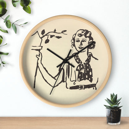 Who is Johnny? Pl.06 Wall Clock | Leopord Gedo-Quipham Collections