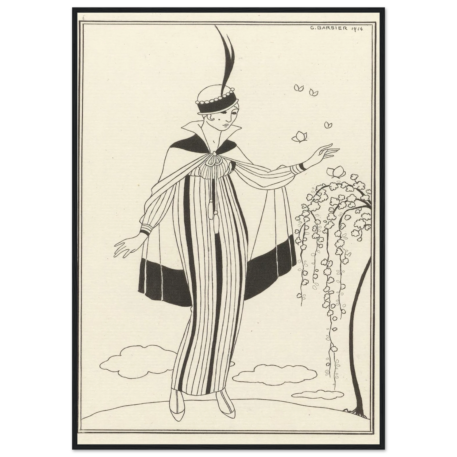 Journal des Dames et des Modes, Costumes Parisiens, 1914, No. 150 (1914) Art Print | George Barbier-Quipham Collections