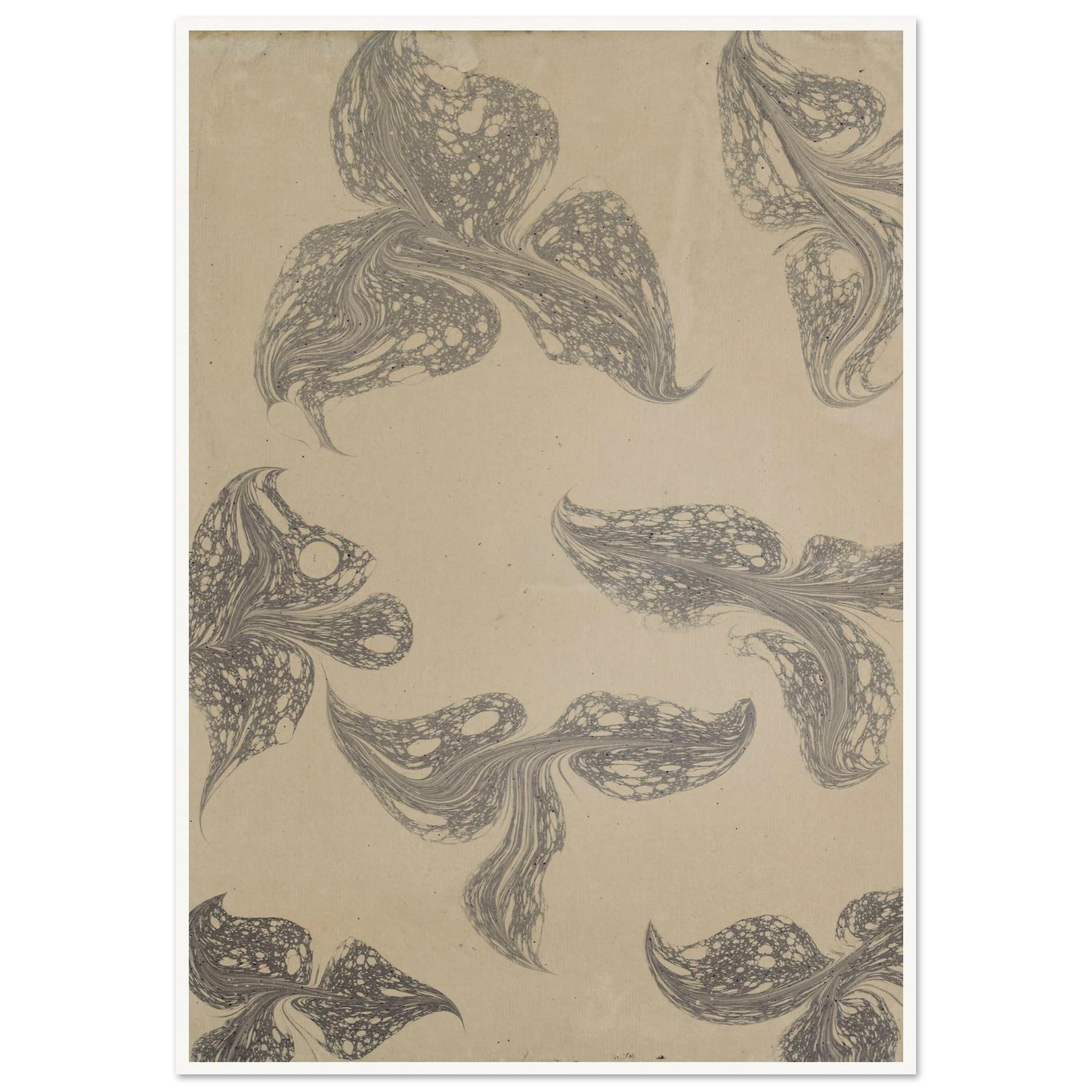 Fantasiemarmorpapier (1890) Art Print | Anker Kyster-Quipham Collections