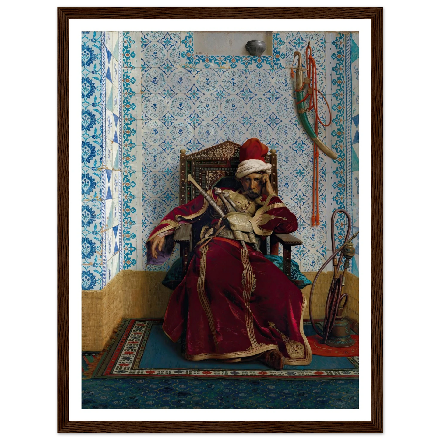 Markos Botsaris (1874) Art Print | Jean Leon Gerome-Quipham Collections