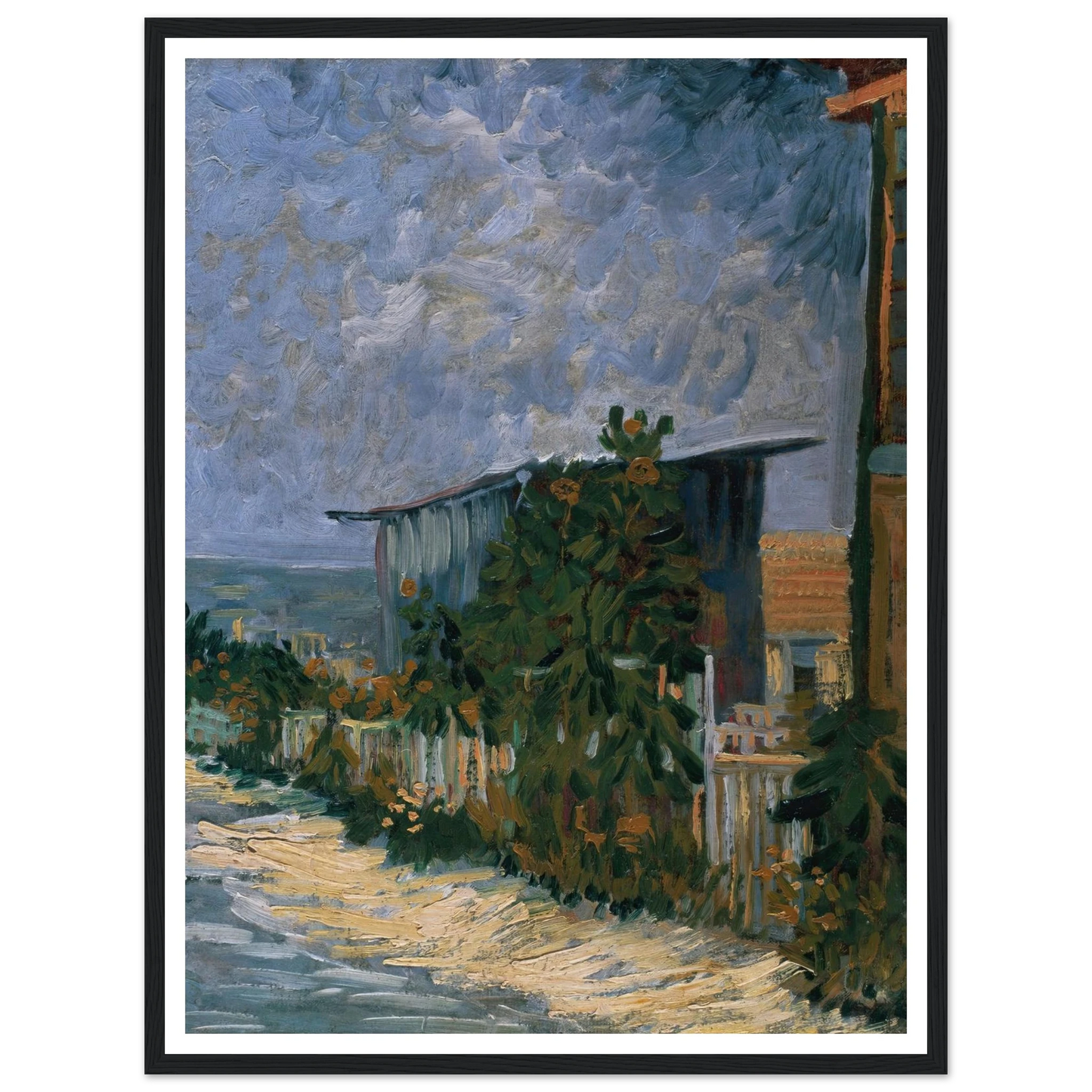Shelter on Montmartre (1887) Art Print | Vincent van Gogh-Quipham Collections