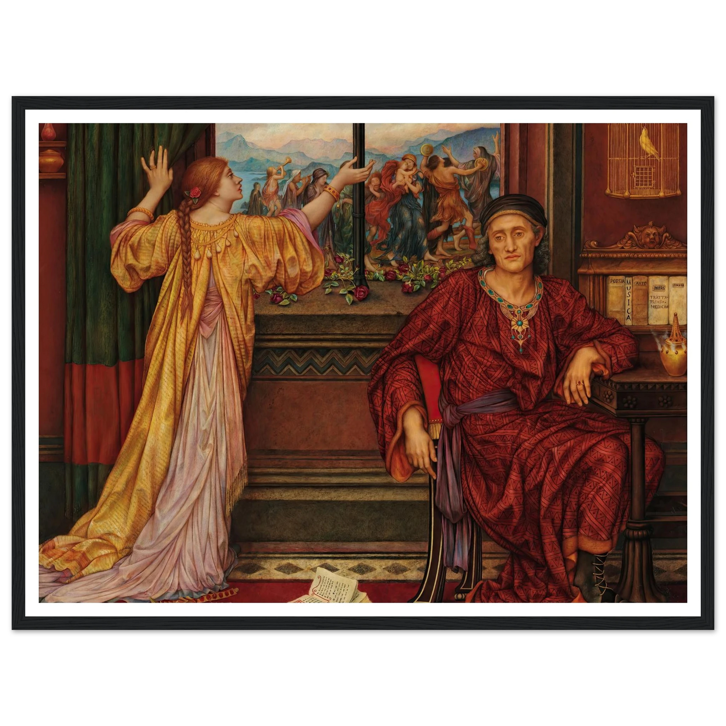 The Gilded Cage (1919) Art Print | Evelyn de Morgan-Quipham Collections